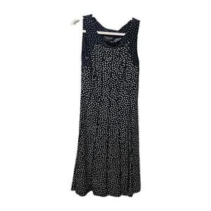 Perceptions New York Polka Dot Sleeveless Dress